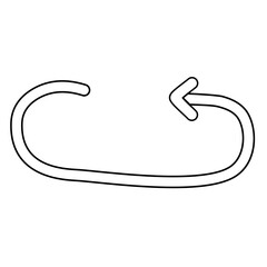 hand drawn arrow sign