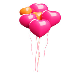 3d Balloon heart valentine's day