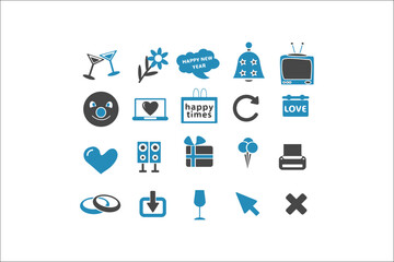 Professional Business Icons Collection for Elegant Designs