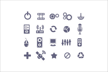 Professional Business Icons Collection for Elegant Designs