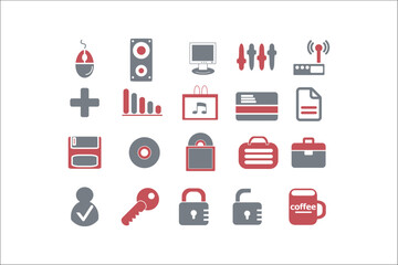 Professional Business Icons Collection for Elegant Designs