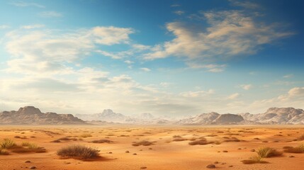 Fototapeta na wymiar a vast desert expanse, creating a picturesque scene in high definition.