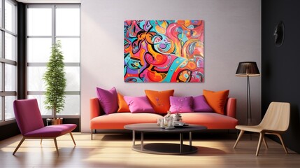 a visually striking composition featuring a fusion of bold and contrasting mixed colors, forming a lively and vibrant background that captures attention and exudes energy.