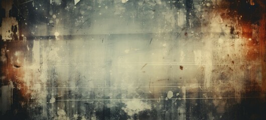 Vintage distressed old photo light leaks, film grain, dust and scratches transparent texture overlay with vignette border.