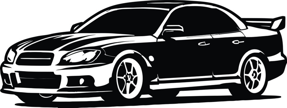 car black color vector image