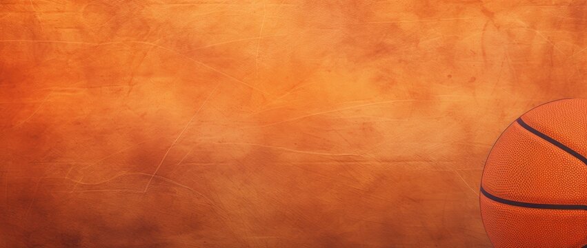 Flat Basketball Texture Background