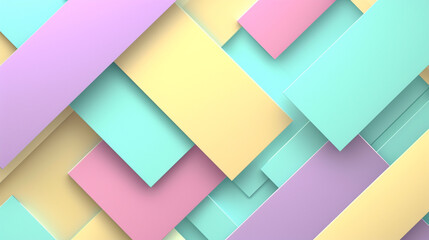 Obraz premium Light purple, mint, & butter abstract background vector presentation design. PowerPoint and business background.
