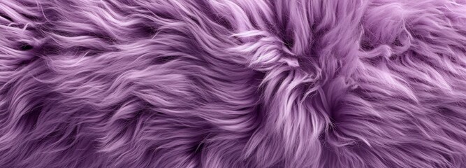 Sheep purple fur close-up texture top view