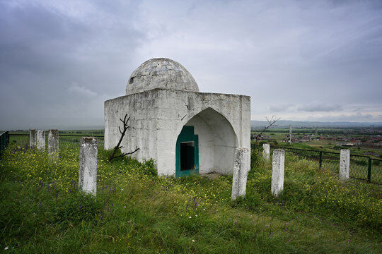 Borga-kash ancient mausoleum near Nazran city, Ingushetia Republic of Russia