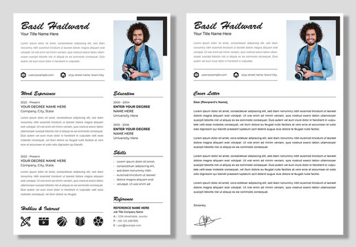 Clean Resume Template Layout