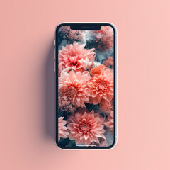 floral background preview for smartphones