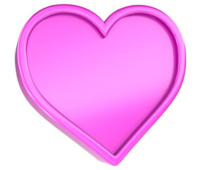 pink valentine heart
