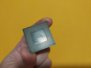 Microprocessor of a personal computer from a laptop