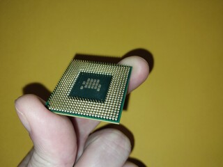 Microprocessor of a personal computer from a laptop