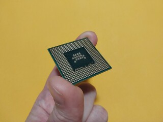 Microprocessor of a personal computer from a laptop