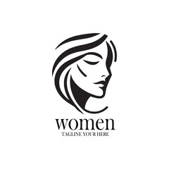 silhouette with hair