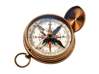 Fototapeta na wymiar compass isolated on a transparent background