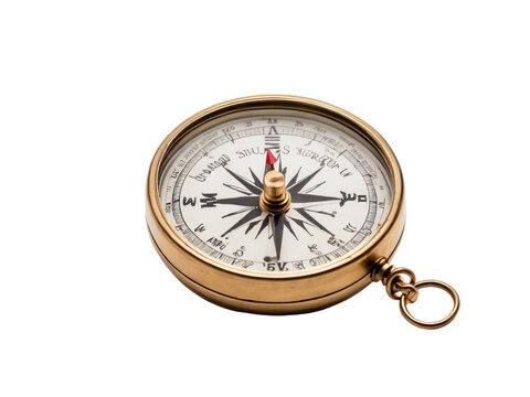 compass isolated on a transparent background