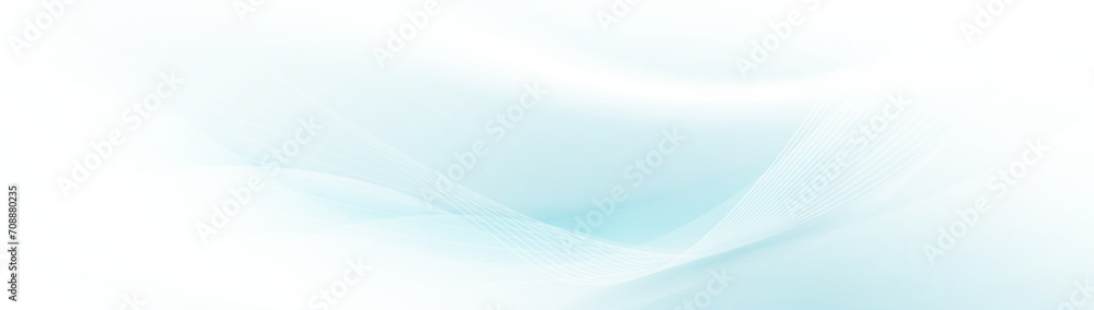 Poster abstract healthcare and futuristic technology background. wavy lines connection with white and clean