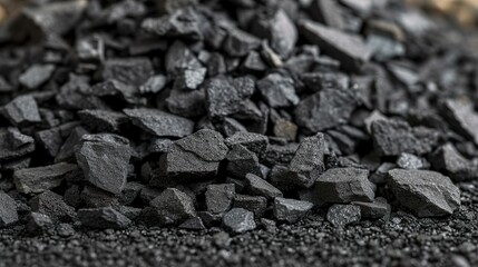 coal on the ground