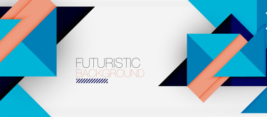 Fototapeta premium Triangle Vector Background Illustration For Wallpaper, Banner, Background, Card, Book Illustration, landing page
