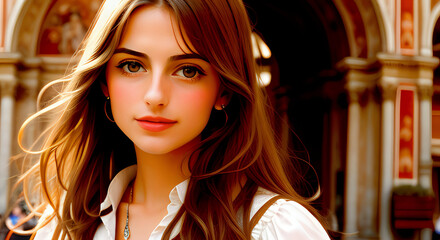 Fototapeta premium portrait of a woman