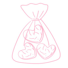 valentine_heart cookies_doodle_vector files