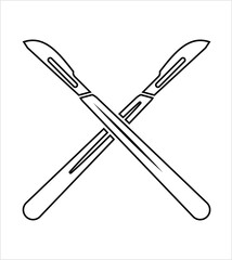 Surgical Scalpel Icon Y_2209002