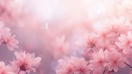 Foto op Canvas petal pink flower background illustration garden nature, summer vibrant, pastel delicate petal pink flower background © vectorwin