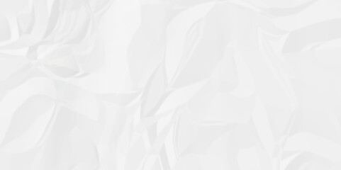 White paper crumpled texture. white fabric textured crumpled white paper background. panorama white paper texture background, crumpled pattern texture background.