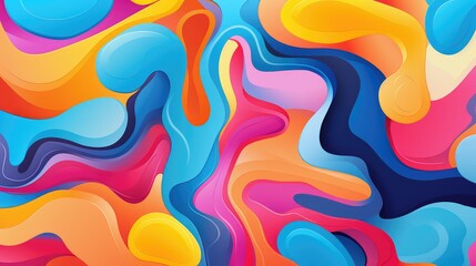 design abstract shapes background illustration modern geometric, minimal colorful, contemporary digital design abstract shapes background