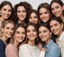 group of woman together, women's day special