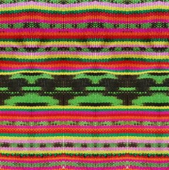 Beautiful Multicolors Homemade Seamless Pattern Fabrics Called "Tais' From East Timor
