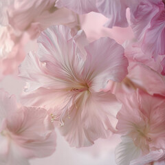 Beautiful, abstract background. Petals of a pink flower close up
