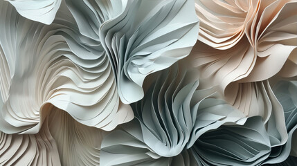 Beautiful, abstract background. Folds of fabric of different shades
