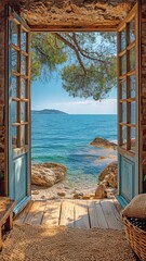 open the window to the sea,