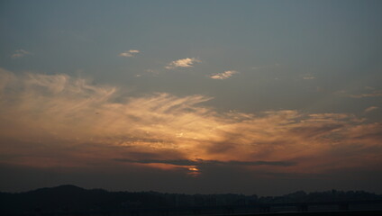Fototapeta premium clouds at sunset