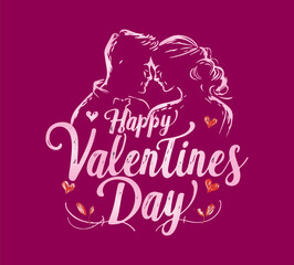 14, 14th, art, balloon, beautiful, brochure, calligraphic, calligraphy, card, celebration, concept, creative, day, decoration, design, doodle, feb, february, font, gift, girl, hand lettering, happy, h