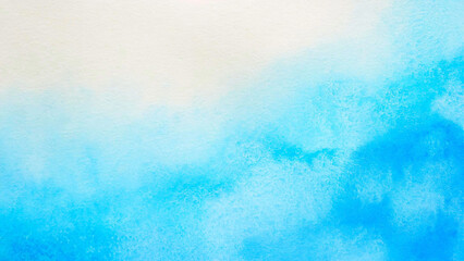 Fototapeta na wymiar Abstract light beige and light blue watercolor splash background