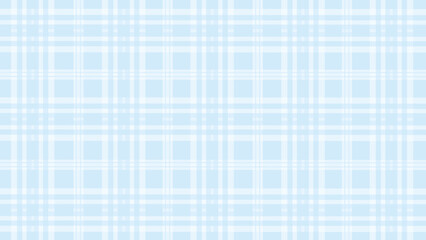 Blue and white plaid checkered pattern background