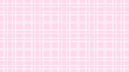 Pink and white plaid checkered pattern background