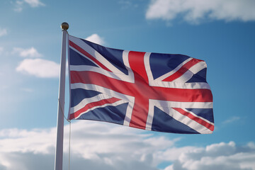 United Kingdom flag. The country of United Kingdom. The symbol of United Kingdom.	

