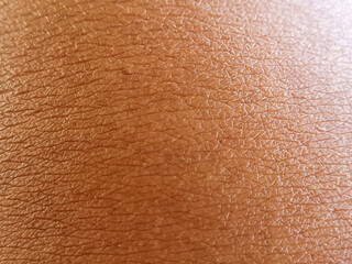 abstract and blurred human skin surface close up. brown skin, or Asian skin.