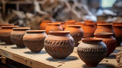 New pottery vessels.. Generative AI