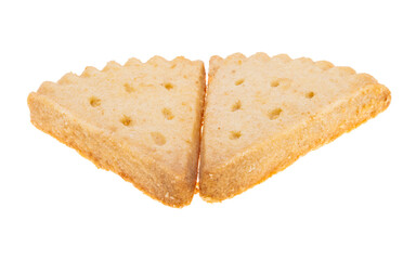 Scottish shortbread isolated