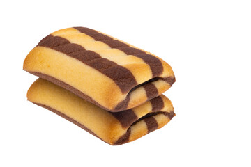 striped cookies isolated