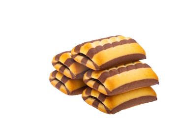 striped cookies isolated