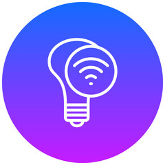 Smart Bulb Icon
