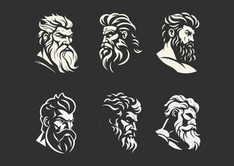 Hercules logo design vector illustration