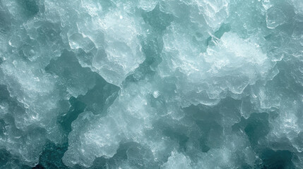 Fototapeta premium Close-Up Translucent Icy Texture